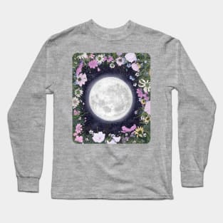 Moonlight in the Meadow Pastel Long Sleeve T-Shirt
